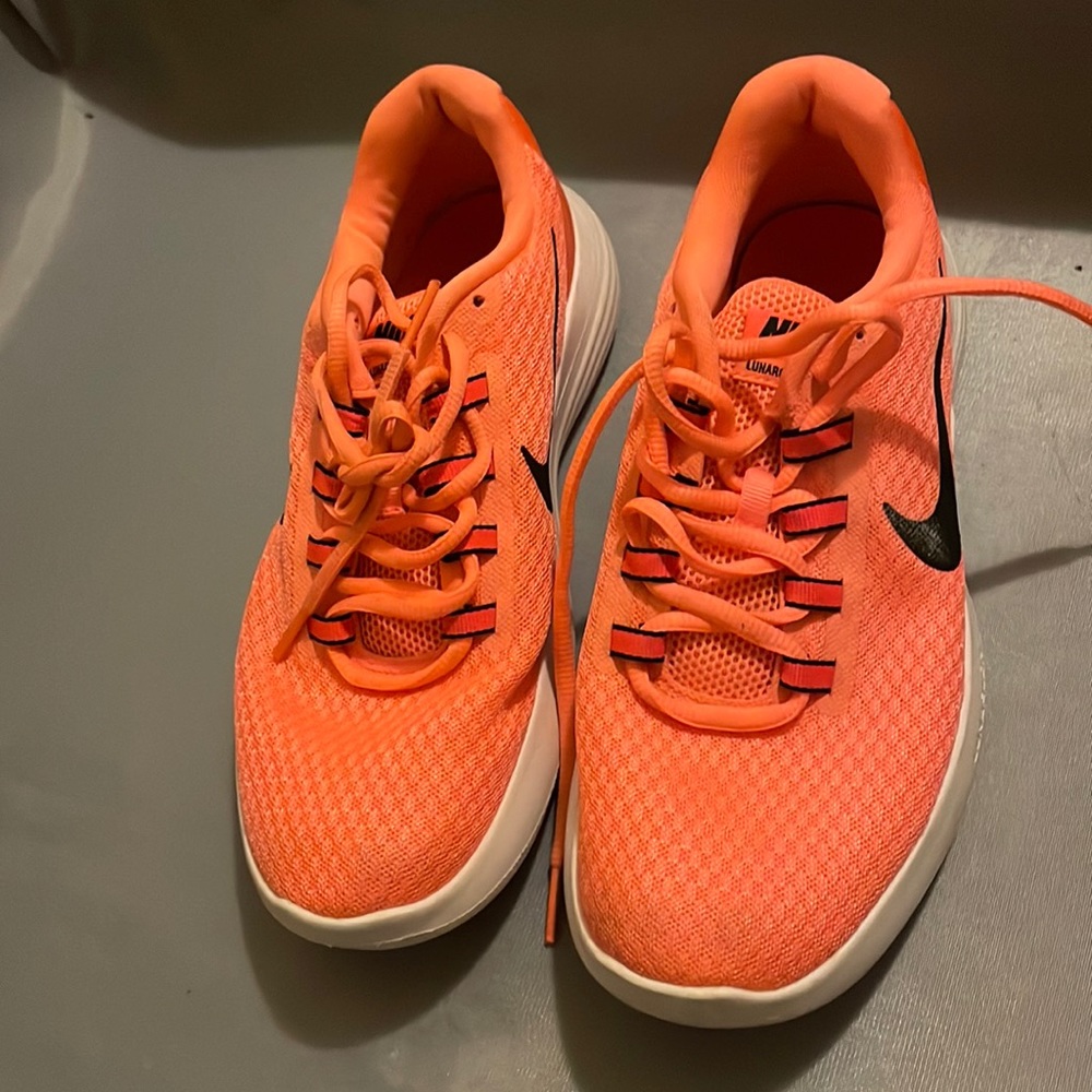 Pink Nike shoes